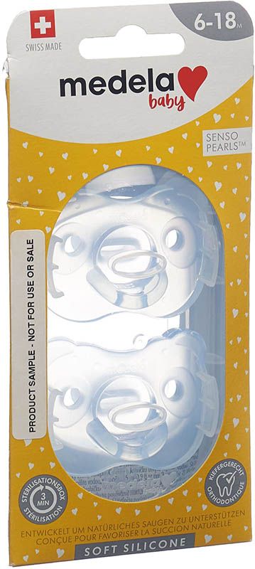 Medela Baby Nuggi Morbido Silicone 6-18 Blu 2 pezzi