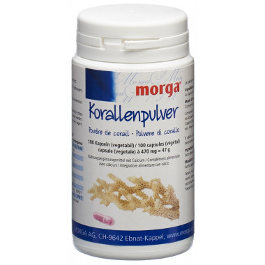Morga Polvere di Corallo Vegicaps 100 pezzi