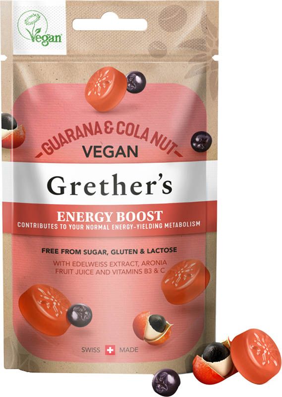 Grethers Energy Boost Aronia Pastillen vegan 45g
