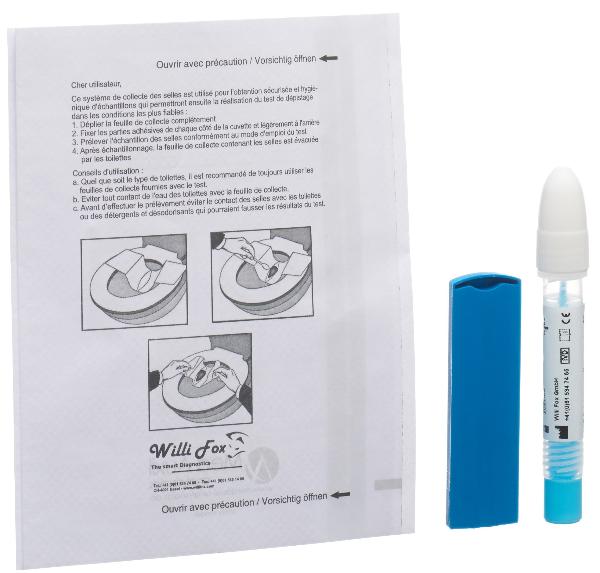 WILLI FOX FOB test (emoglobina occulta nelle feci) 5 pezzi