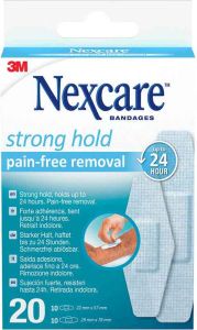 3M Nexcare Strong Hold Pain Free Removal 2 misure assortite 20 pezzi