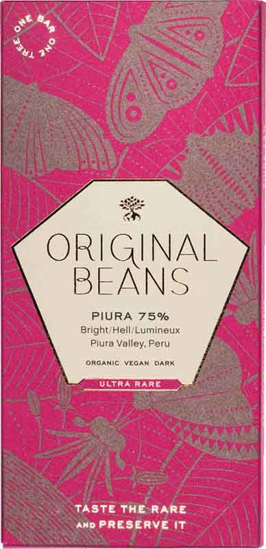 ORIGINAL BEANS Piura Porcelain Cioccolato inzuppato biologico 70g
