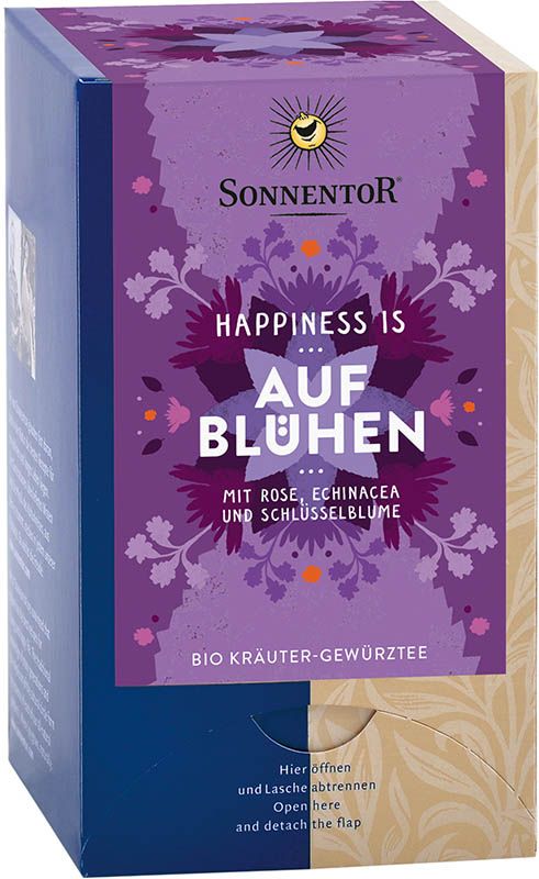 Sonnentor La felicità è Aufblühen Tè Btl Btl 18 pezzi