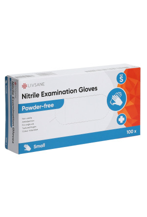 Guanti da esplorazione Livsane Nit S senza polvere 100 pz.