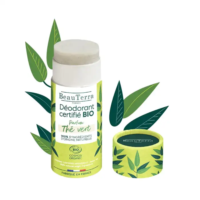 BeauTerra Deodorante Biologico Tè Verde Stick 50g