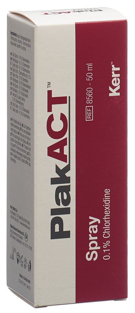 PlakACT Spray 0,1% Clorexidina 50ml