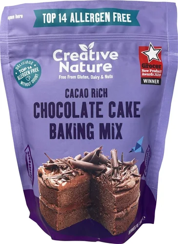 CREATIVE NATURE Preparato per torta al cioccolato senza allergeni 300 g