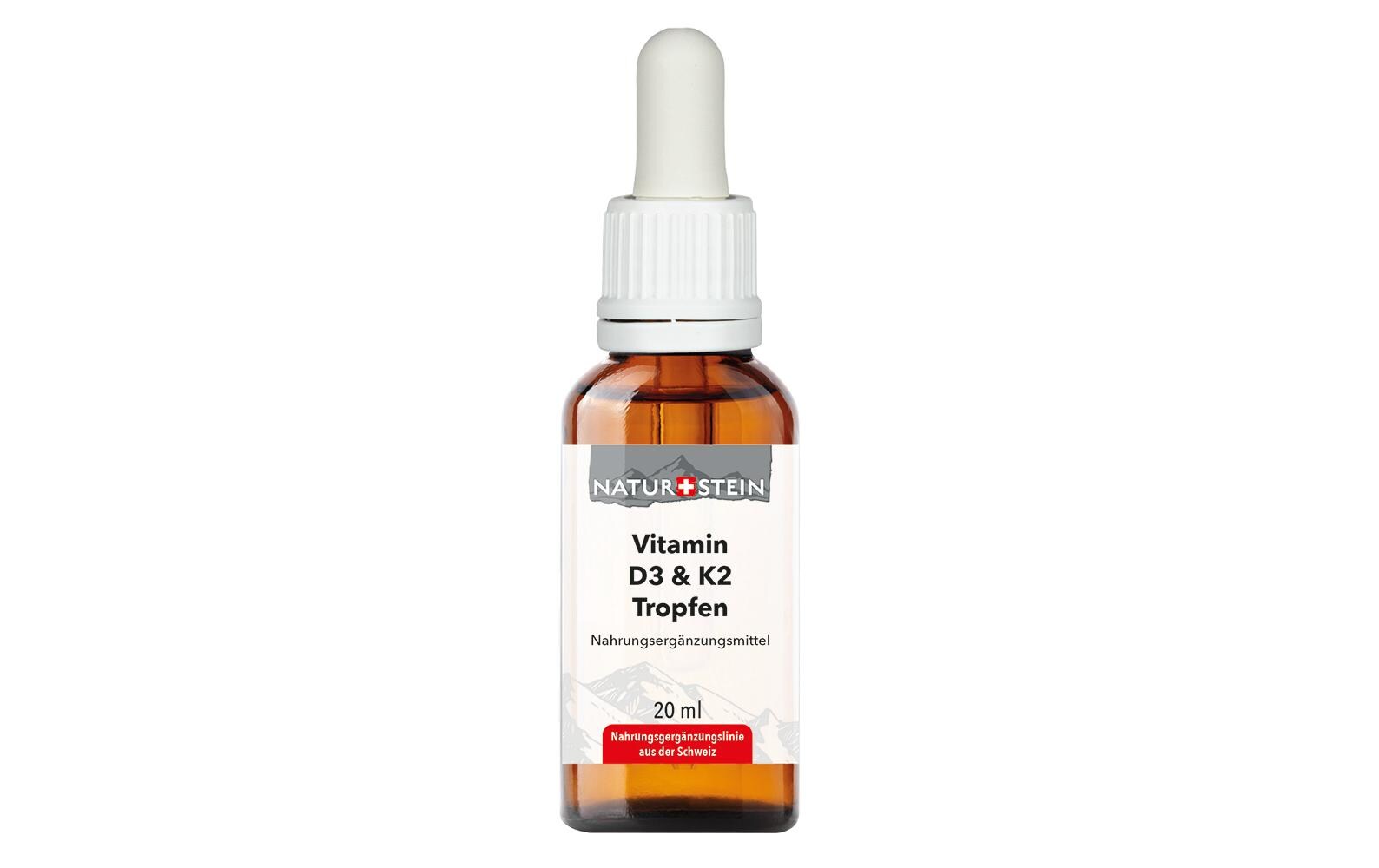 Pietra Naturale Vitamina D3 K2 Olio in gocce 20ml