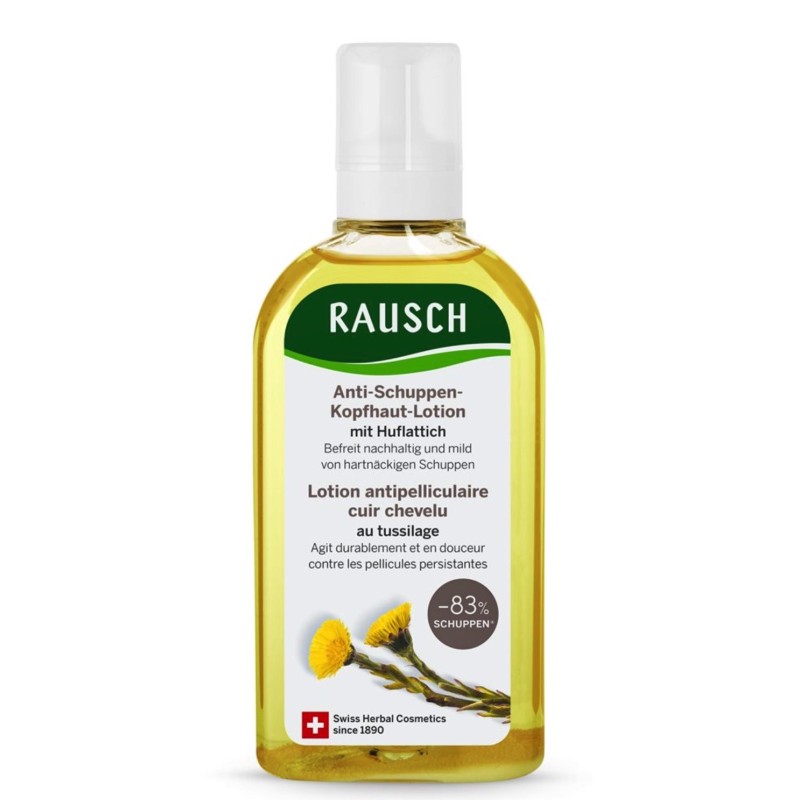 RAUSCH Lozione antiforfora per il cuoio capelluto con Piantaggine 200ml