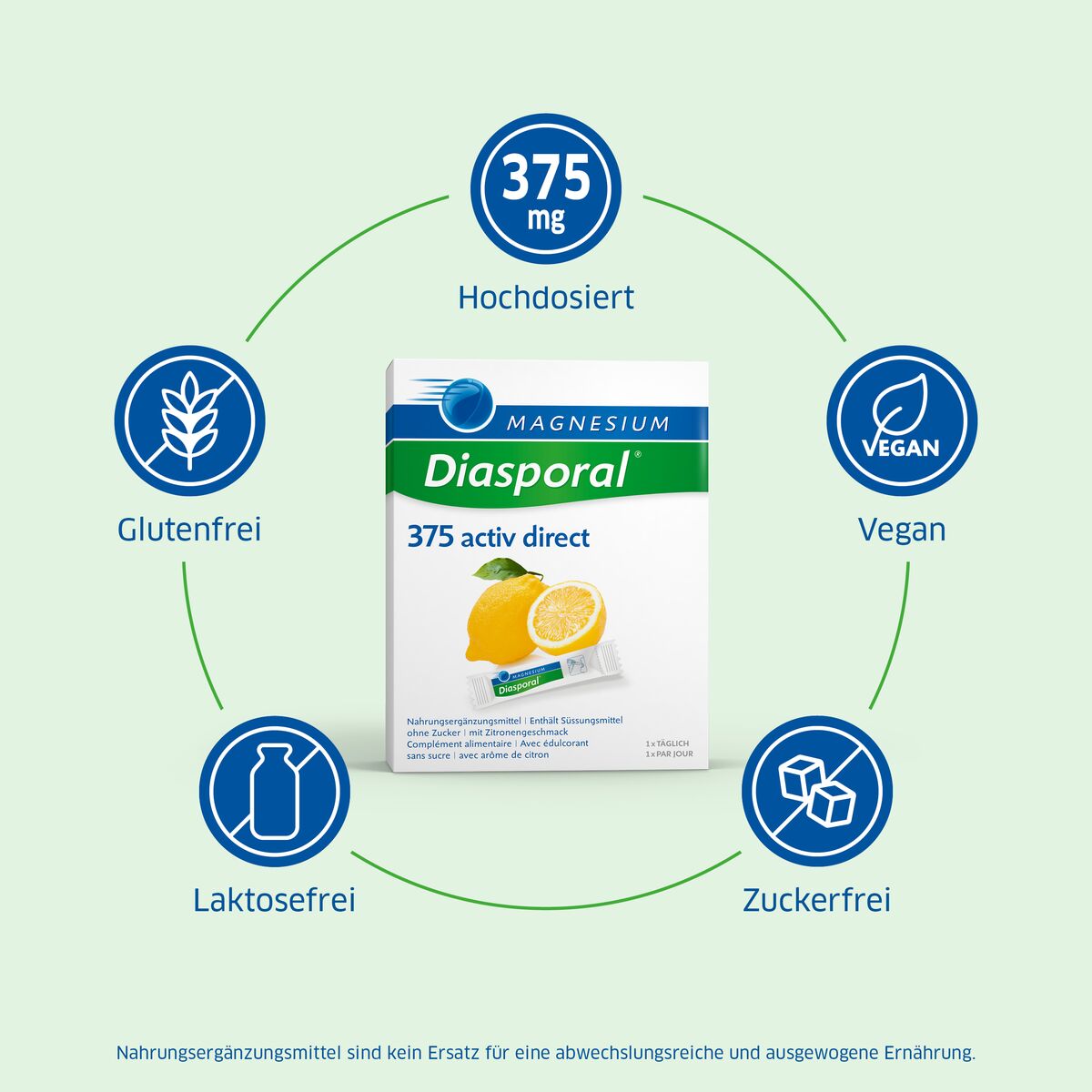 MAGNESIO DIASPORALE Activ Direct lemon 60 pezzi