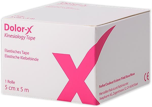 Nastro kinesiologico Dolor-X 5cmx5m rosa