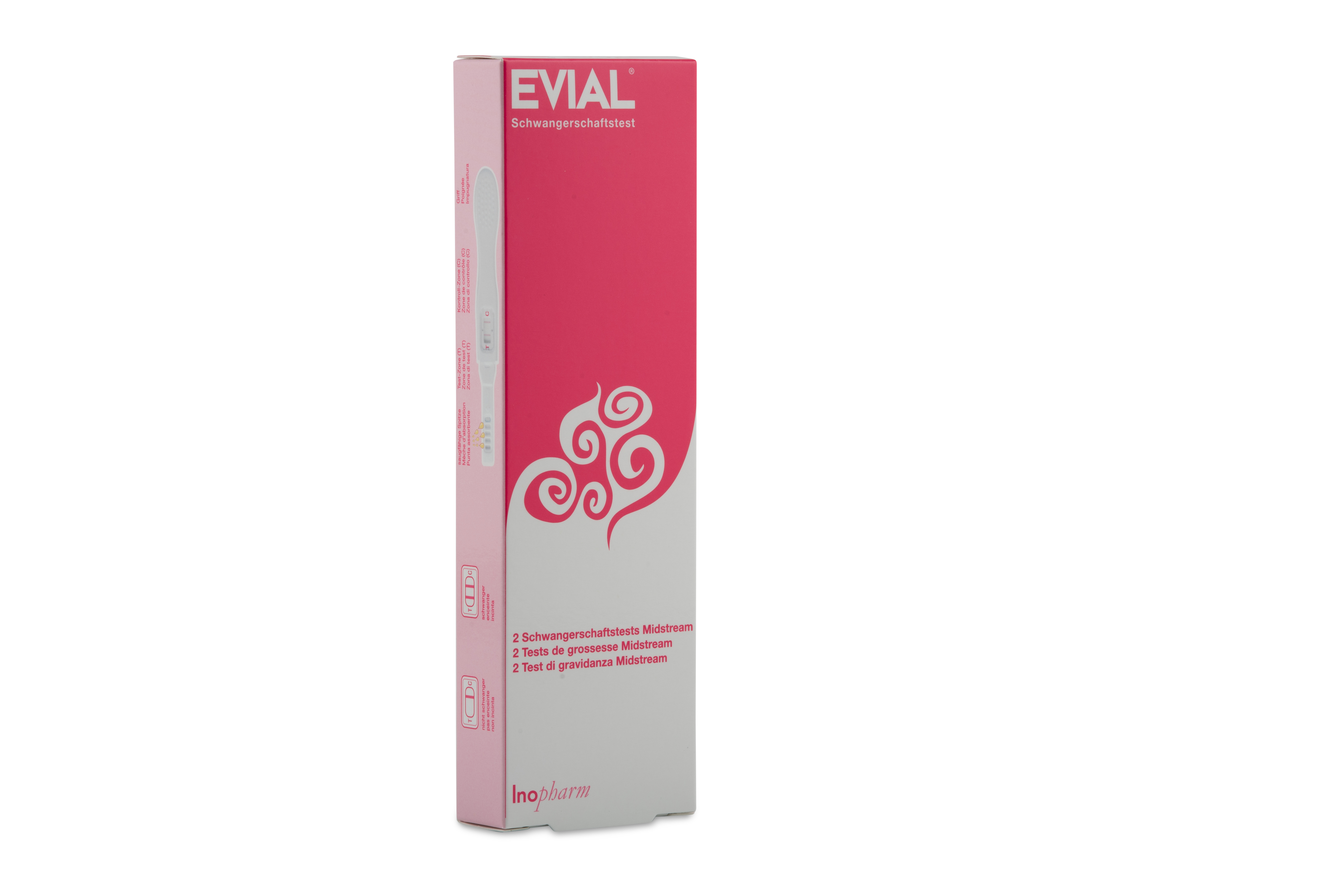 EVIAL Test di gravidanza Midstream 2 pezzi