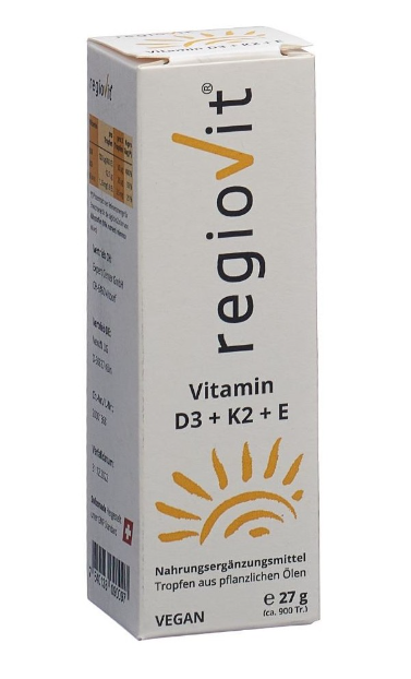 REGIOVIT Vitamina D3 + K2 + E gocce 27g