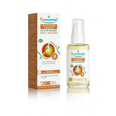 Puressentiel Olio da massaggio sforzo muscolare Arnica Wintergreen Bio Fl 200ml