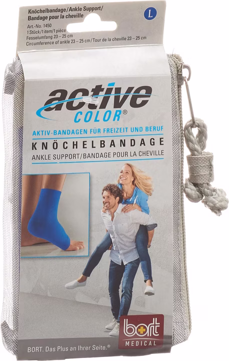 Ginocchiera Bort ActiveColor taglia L da 23 cm blu