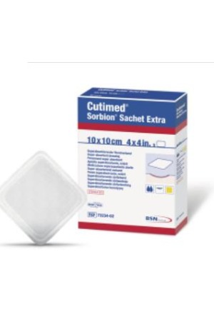 CUTIMED Bustina Sorbion Extra 10x10cm 5 pezzi