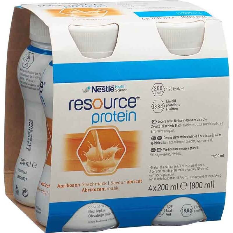 Resource Protein Aprikose 4 x 200ml
