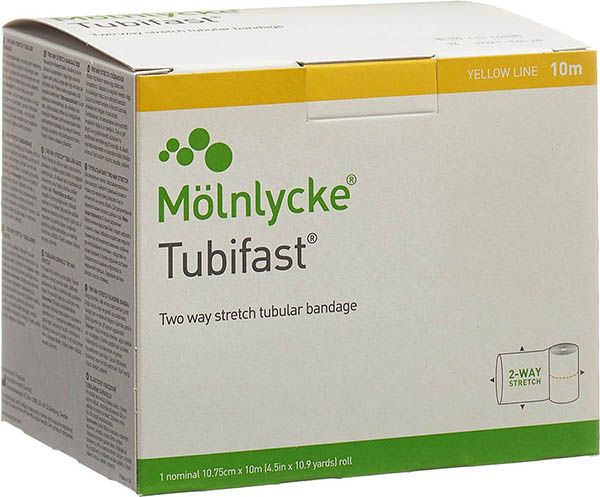 Tubifast Schlauchbandage 10.75cmx10m gelb