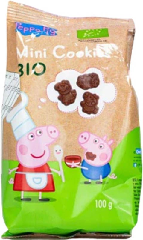 PEPPA PIG mini biscotti con gocce di cioccolato 100g