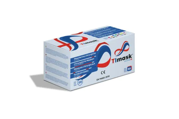 TImask maschera medica monouso tipo IIR stampa leopardo 20 pezzi