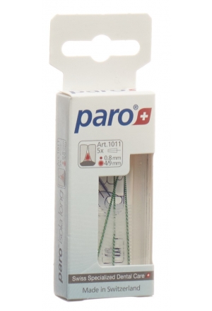 PARO Isola lunga 4/9mm verde medio conica 5 pezzi