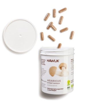 Capsule di estratto di agaricus HAWLIK 240 Capsule