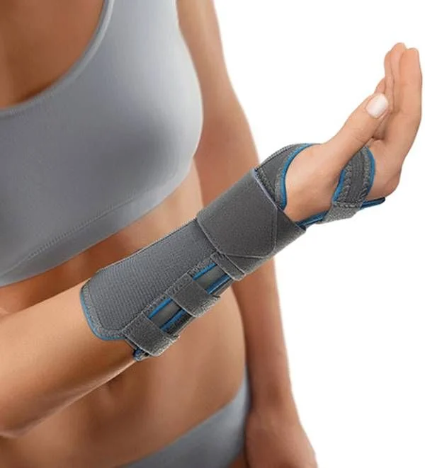 BORT supporto per polso stecca in alluminio M re grigio