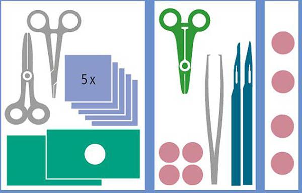 Set di sutura MediSet Small