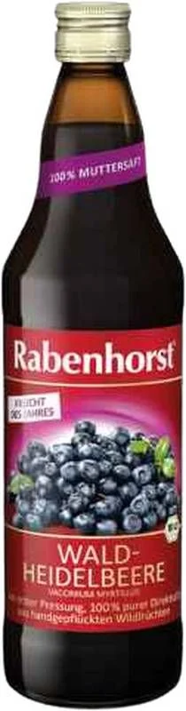 Succo Madre di Mirtillo di Bosco Rabenhorst Biologico 750ml