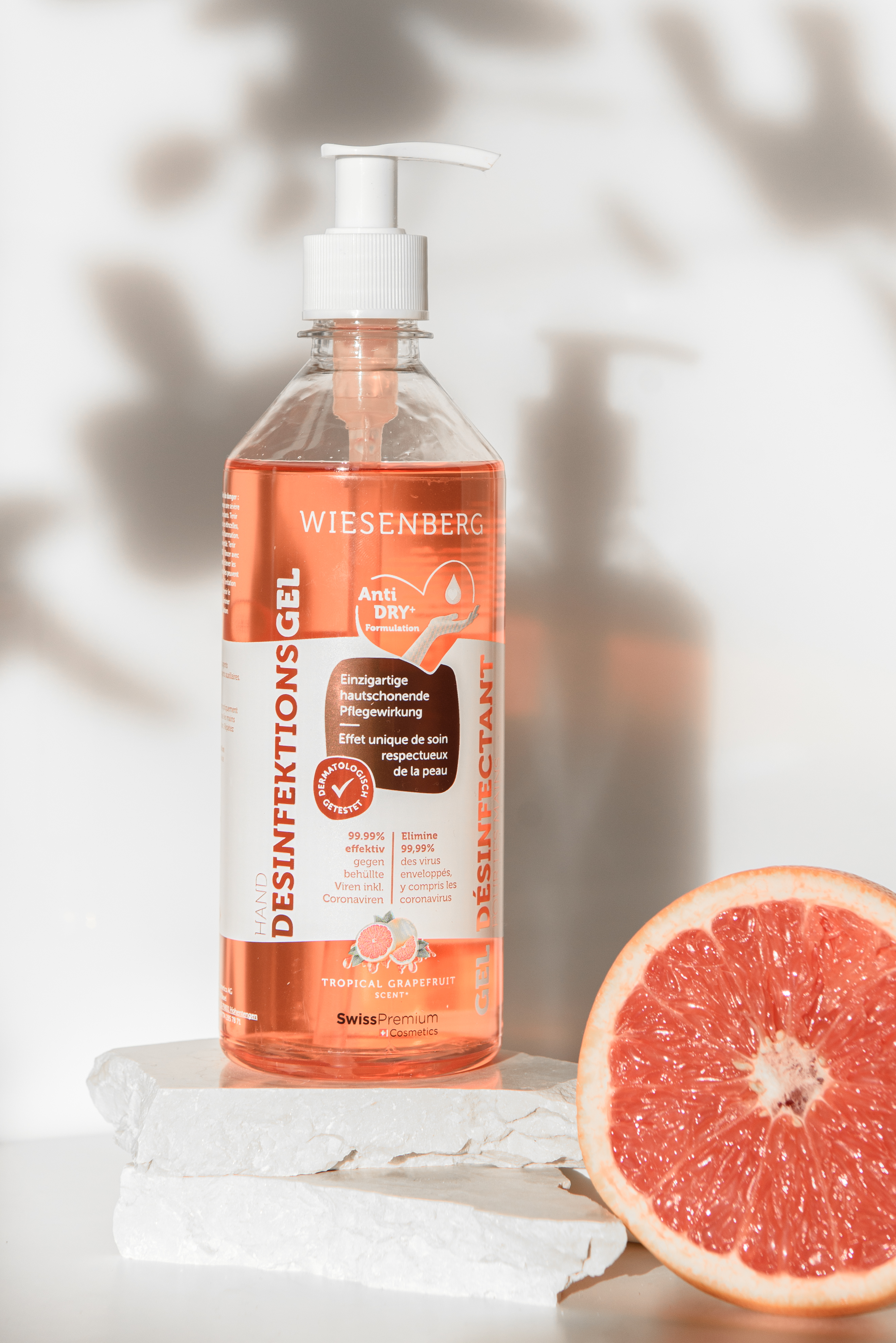 Wiesenberg Gel disinfettante per le mani Trop Grapefruit 500ml