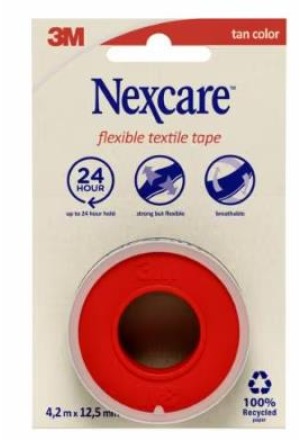 Nastro tessile flessibile 3M Nexcare 4,2mx12,5mm in rotolo