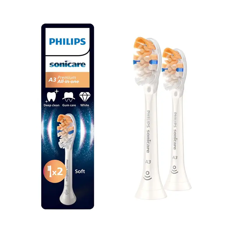 Philips Sonicare A3 Premium All Star spazzola bianca 2 pezzi