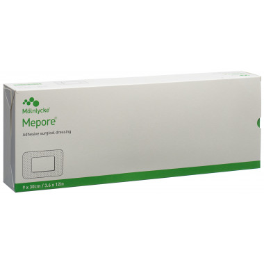 Medicazione per ferite Mepore 30x9cm tampone per ferite 25x5cm 30 pezzi