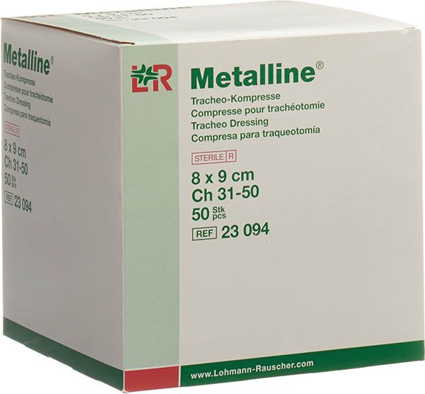 Compresse di metallina 8x10cm sterili Btl 50 pezzi