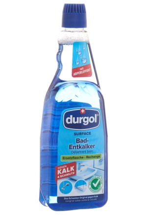 DURGOL bottiglia di ricambio per il decalcificante per bagni di superficie 600ml