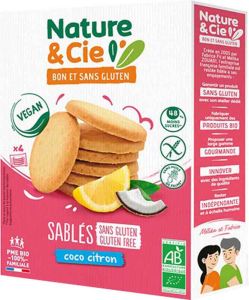 Nature & Cie biscotto al burro Koko Zitro senza glutine 120g
