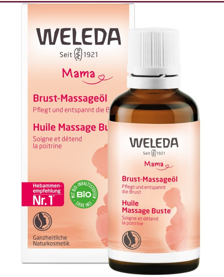 WELEDA MAMA Olio per massaggio al seno Fl 50ml