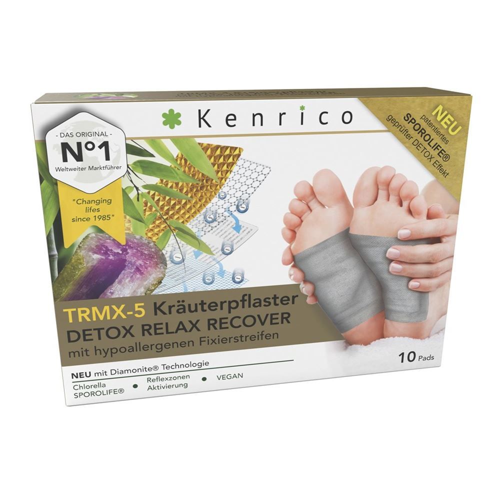 KENRICO cerotti alle erbe TRMX-5 DETOX 10 pezzi