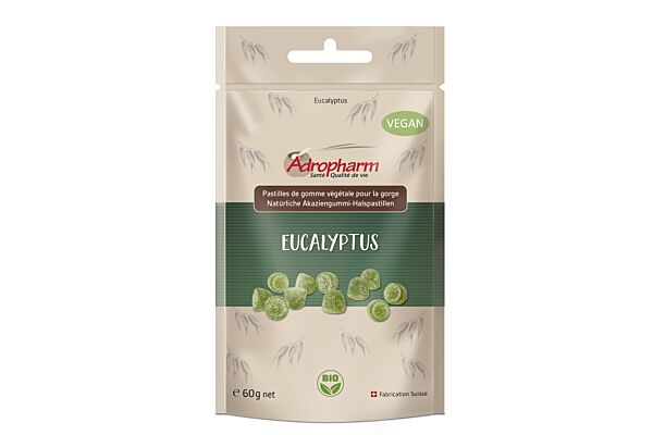 Adropharm Bonbons all'eucalipto biologico Btl 60g