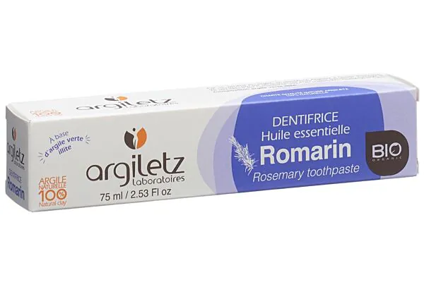 ARGILETZ Dentifricio al rosmarino biologico 75ml