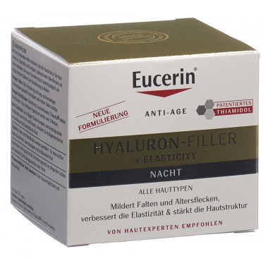 HYALURON-FILLER + ELASTICITY Crema per la cura della notte 50ml