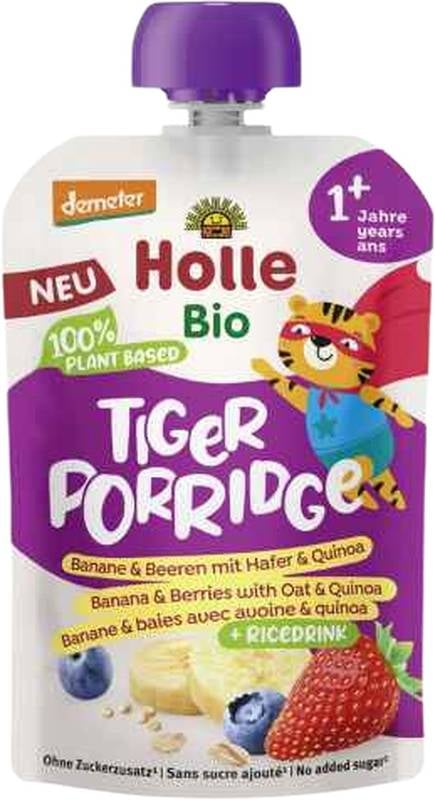 HOLLE Tiger Porridge Banana Birra Avena Quin 110 g