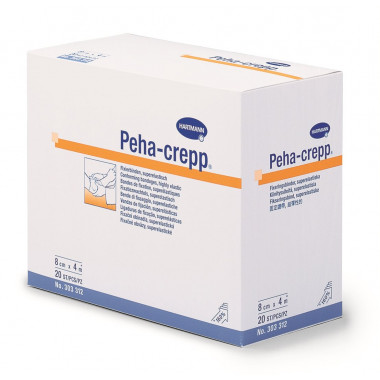 Peha Crepp benda in crêpe 4mx10cm bianco 20 pezzi