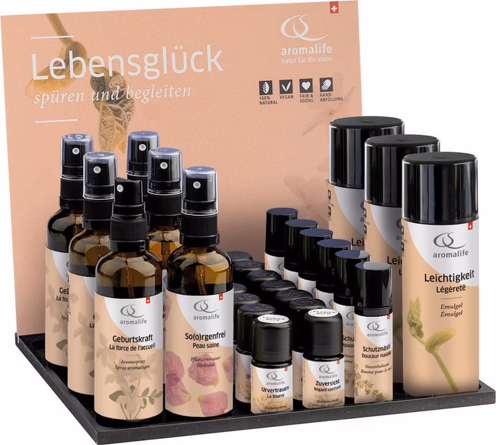 AROMALIFE Lebensglück espositore da banco assortito 27 pezzi