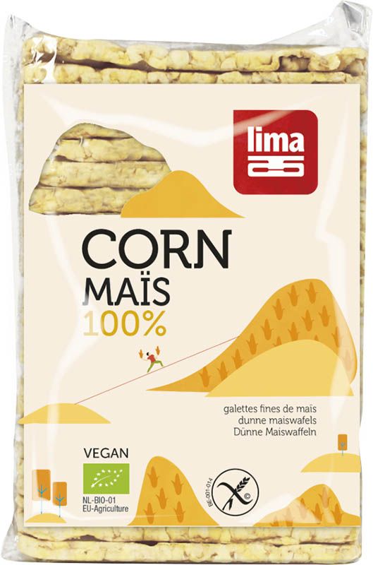 Cialde di mais Lima sottili 140g
