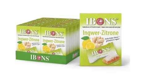 IBONS scatola di caramelle XL limone 10x60g