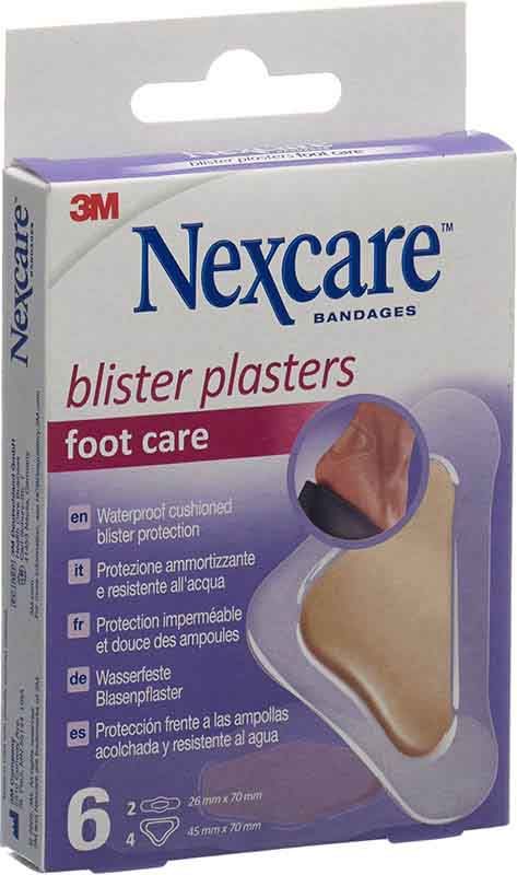 3M Nexcare cerotti per vesciche 2 misure assortite 6 pezzi