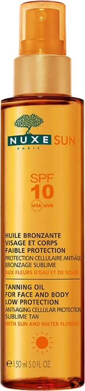 Nuxe Sun Huile Bronzante Vis&Corps SPF30 150ml