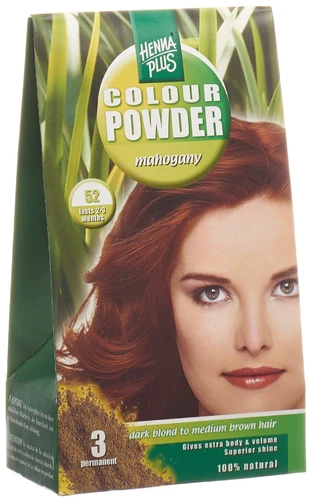 HENNA Plus Colore in polvere 52 Mogano 100g