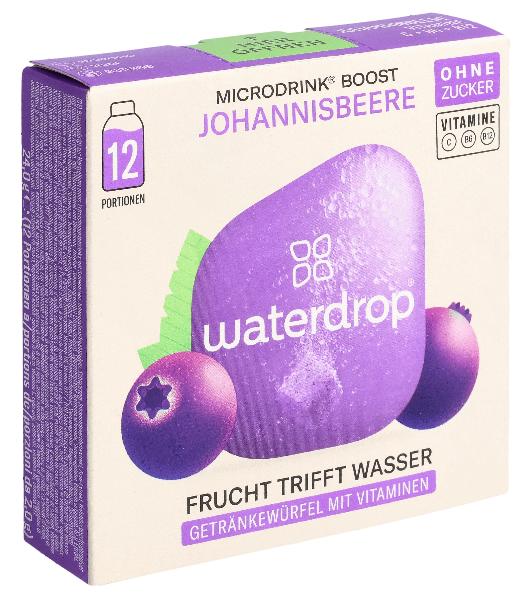 WATERDROP Microdrink al ribes nero senza zucchero Confezione da 24g